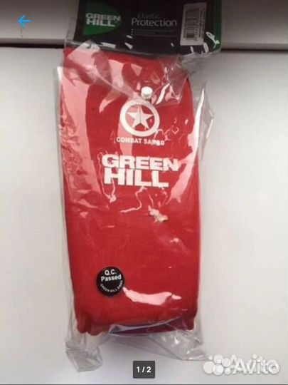 Защита голени + стопа для боевого самбо Green Hill