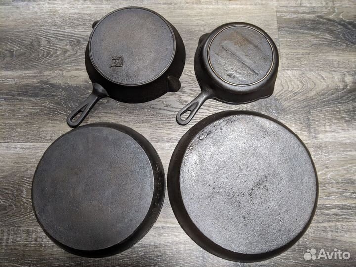 Комплект из 4 сковородок с чапельниками