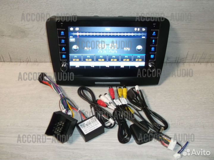 Магнитола Skoda Superb Android физические кнопки