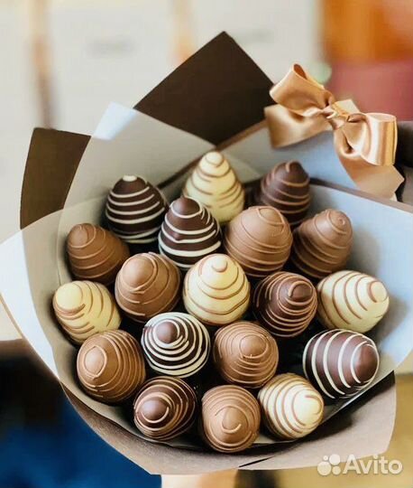 Букет из клубники в шоколаде 24/7