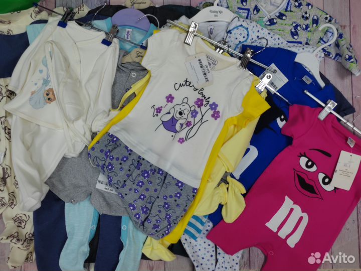 Одежда пакетом для новорождённых, детская одежда