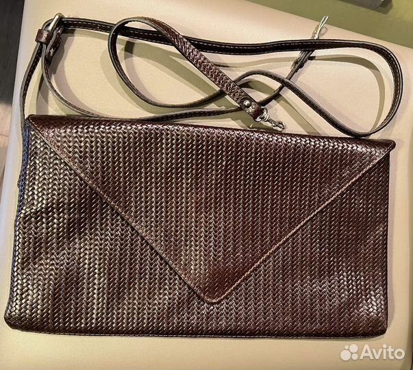 Клатч натуральная кожа