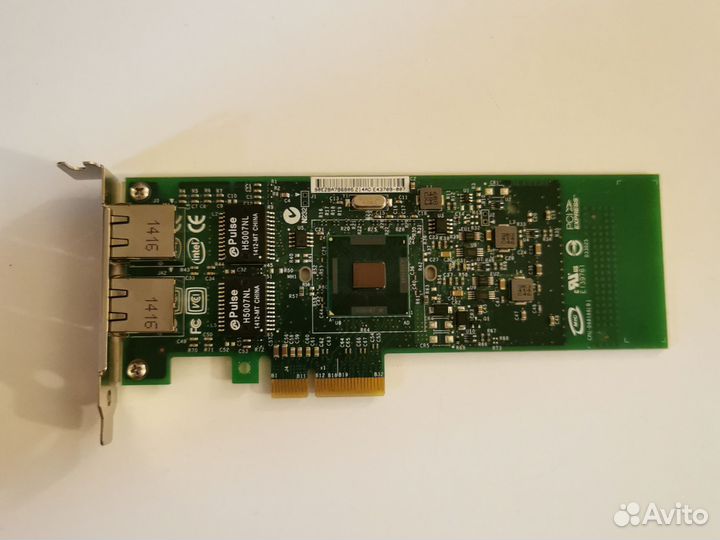 Сетевая карта pcie Intel на два порта (dual port)