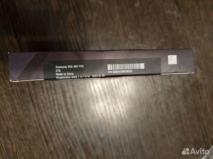 SSD диск samsung M.2 2280 980 PRO 2.0 Тб (MZ-V8P2T