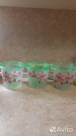 Цветочное кашпо керамическое,пластиковое,орхидея