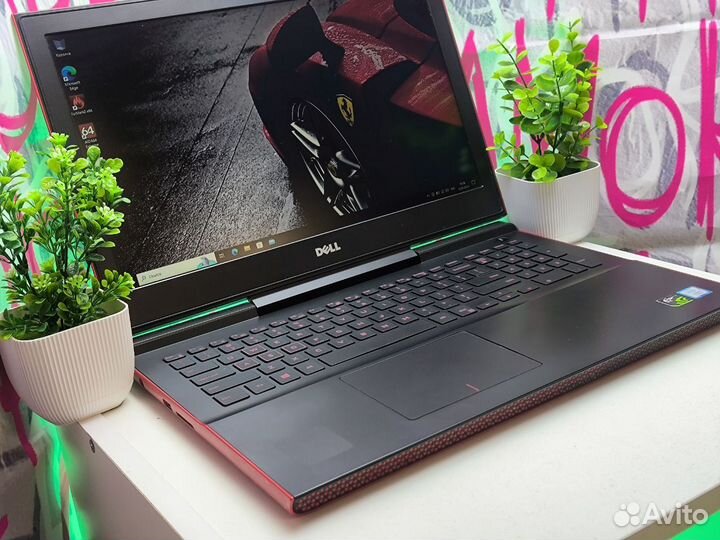 Игровой ноутбук Dell : i7 / GTX 1050ti (Рассрочка)