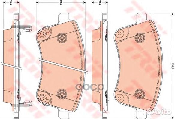 Колодки тормозные KIA venga 10- передние GDB350