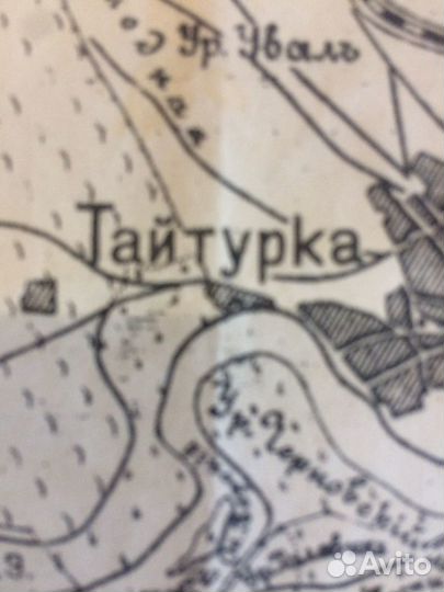 Карта старая 1911 г