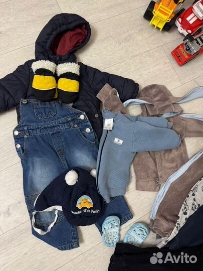 Детские вещи пакетом на мальчика 80 86