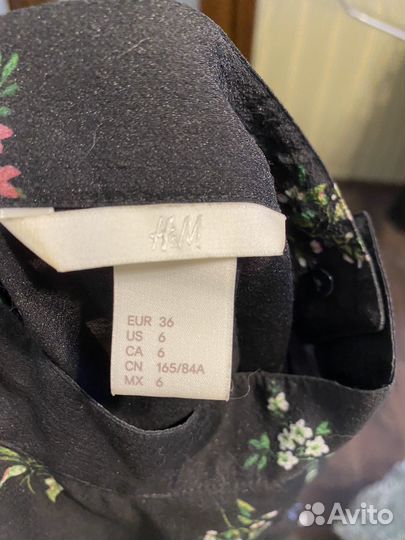 Прозрачная блуза hm