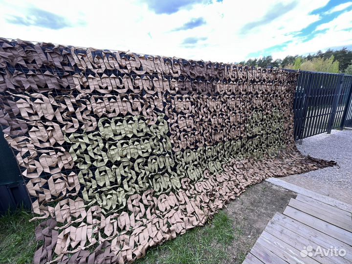 Маскировочная сетка степная 6х9 м