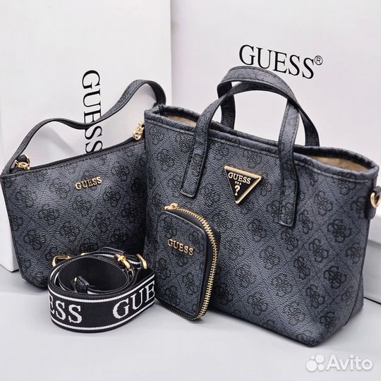 Сумка guess latona mini 3в1 через плечо