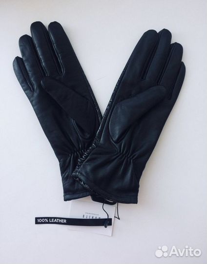 Кожаные перчатки Mohito