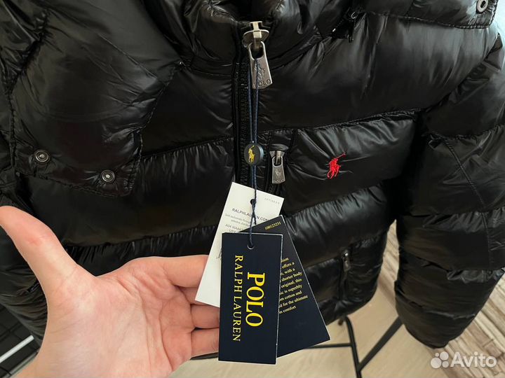 Пуховик Polo ralph lauren глянцевый