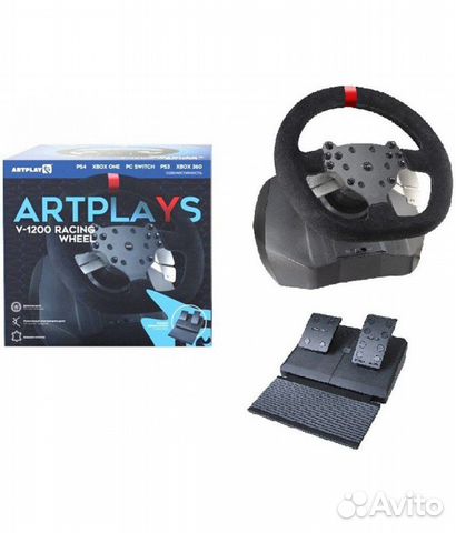 Artplays v. Руль ARTPLAYS V-1200 Vibro Racing Wheel. ARTPLAYS V-1200 Premium Leather Edition. ARTPLAYS V-1200. Руль ARTPLAYS V-1200 Vibro.