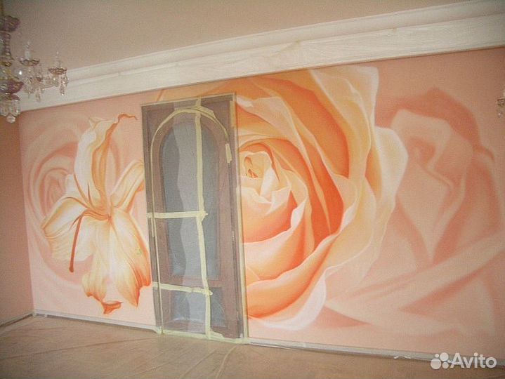 Роспись стен, аэрография