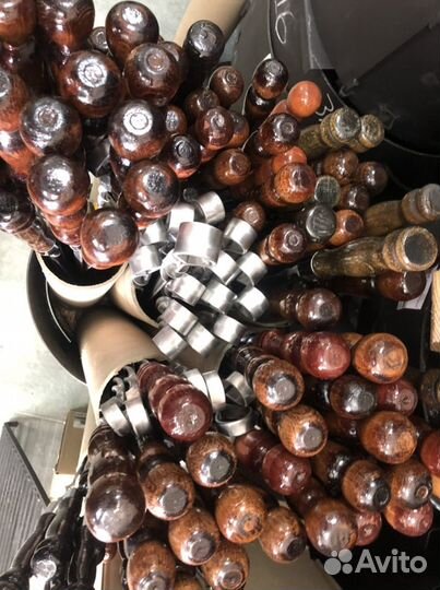 Шампур двойной вилка нержавеющая сталь 500х12х3 мм