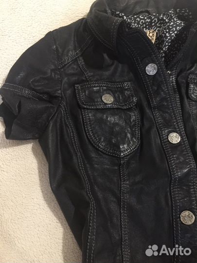 Платье кожа