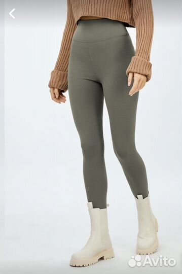 Леггинсы в рубчик