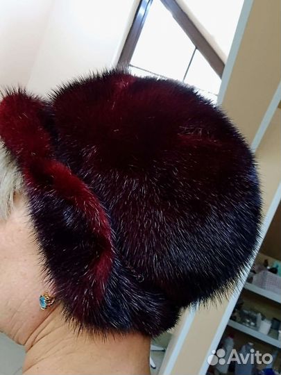 Шапка норковая женская мягкая