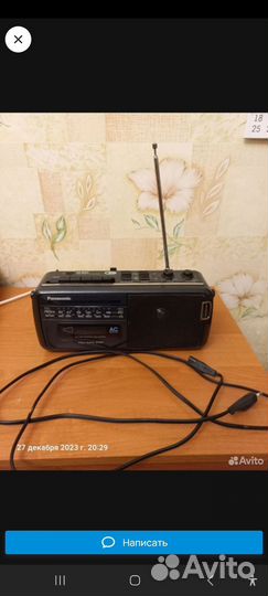 Магнитофон Panasonic RX-M40 работает все