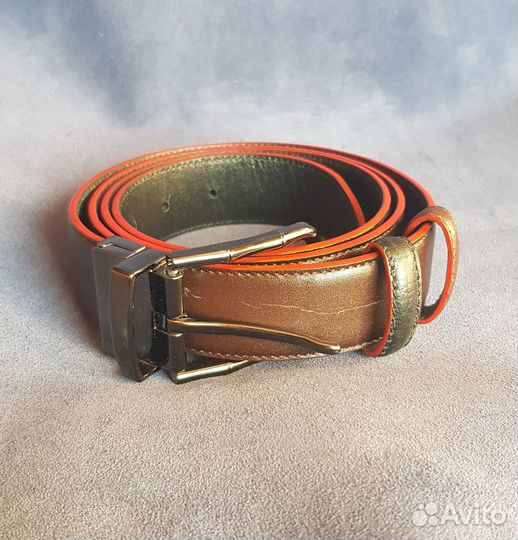 Ремень мужской натуральная кожа двухсторонний 35мм
