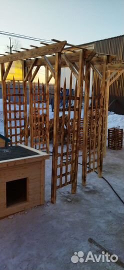 Шпалеры для винограда. Пергола