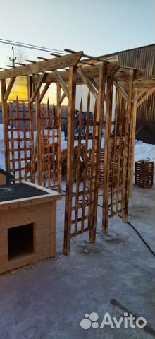 Шпалеры для винограда. Пергола