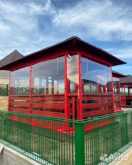 Мягкие окна пвх для веранд и беседок