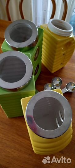 Набор банок для сыпучих продуктов