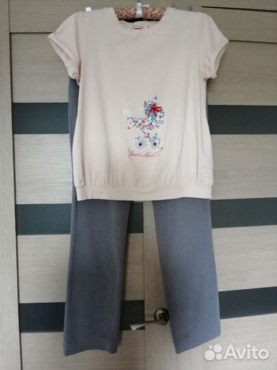 Брюки и футболка для беременной