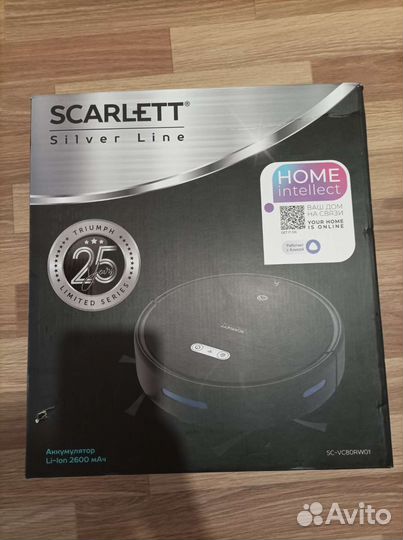 Робот-пылесос Scarlett SC-VC80RW01 Black