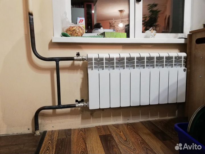 Монтаж радиаторов отопления