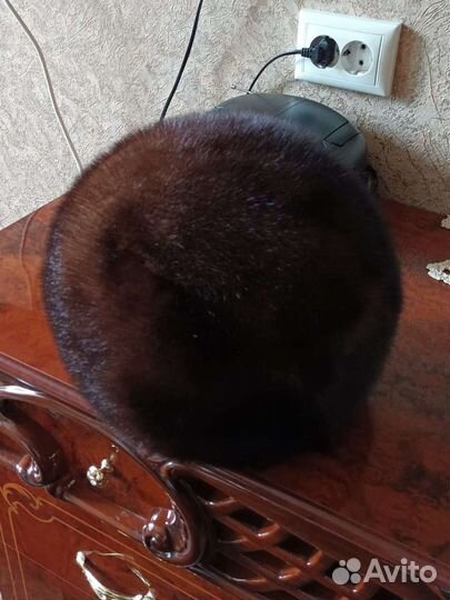 Берет женский норковый 57 размер