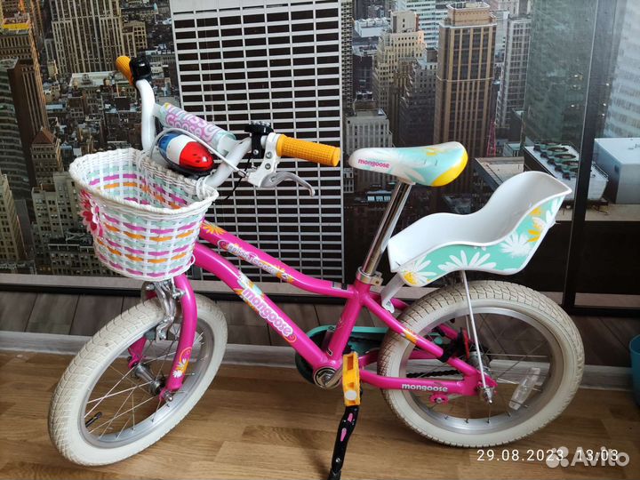 Детский велосипед mongoose missygoose 16