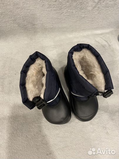Сапоги утепленные резиновые детские