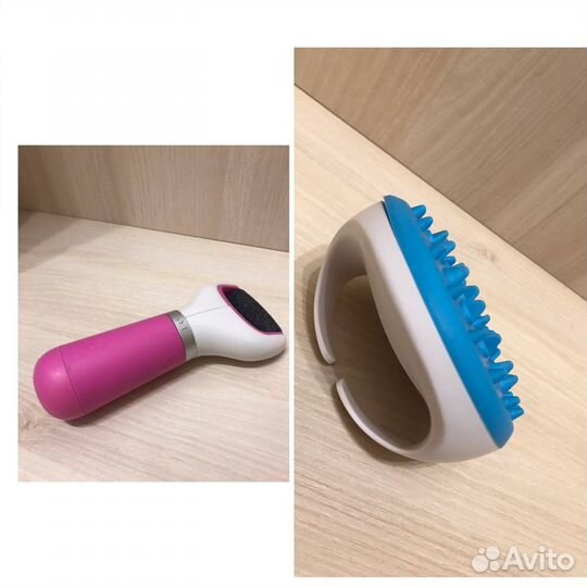 Пилка электрич. scholl, массажер, контейнер