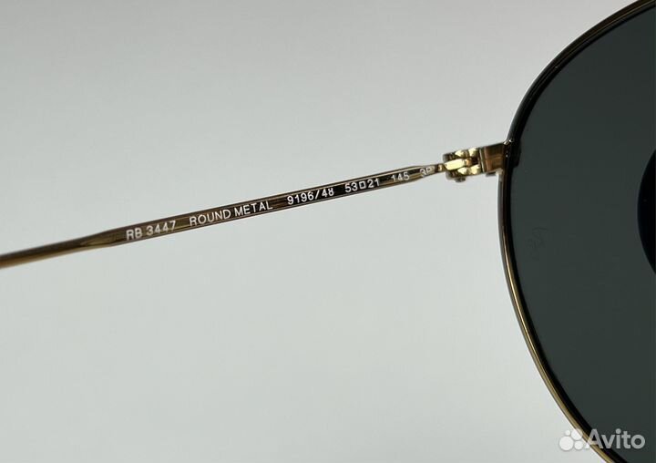 Очки Ray Ban Round Metal RB 3447 9196/48 -Оригинал