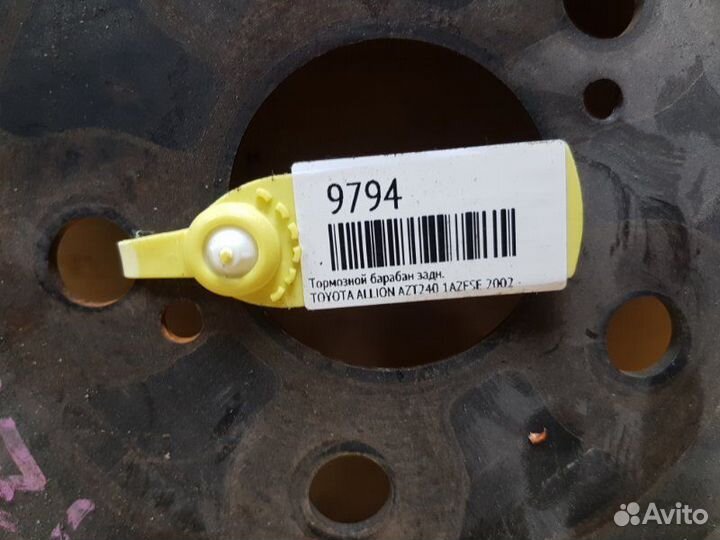Тормозной барабан задний Toyota Allion AZT240