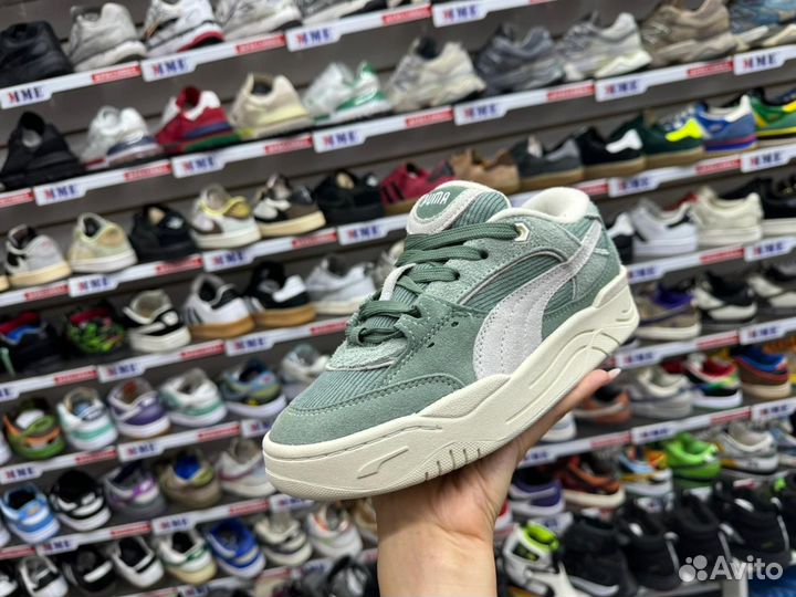 Кроссовки puma 180 sk8 tones зеленые