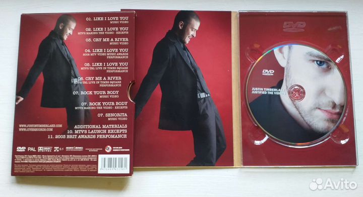 Justin Timberlake DVD Джастин Тимберлейк