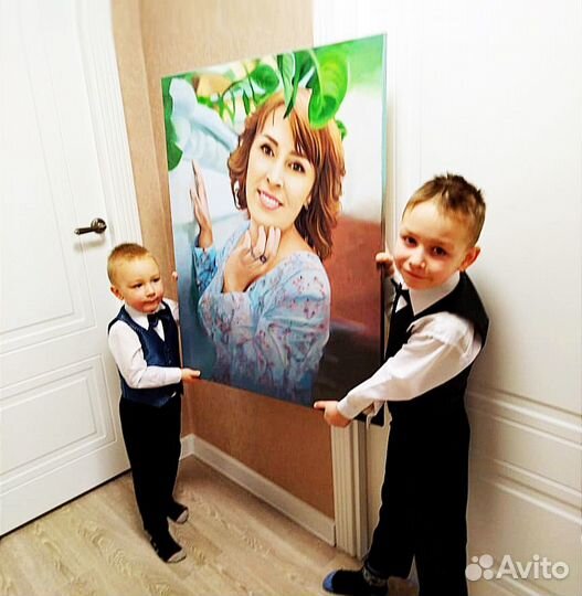 Портрет по фото, художник