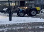 Трактор уборка снега, вывоз снега