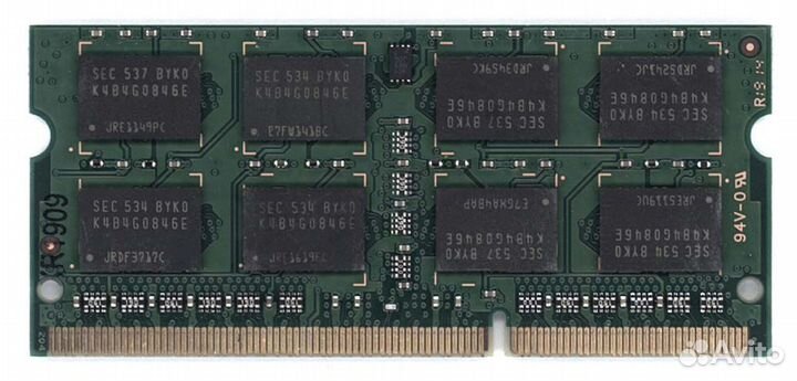 Модуль памяти Samsung sodimm DDR3 8Гб 1600 mhz
