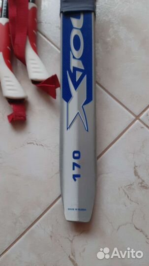 Беговые лыжи пластиковые с ботинками