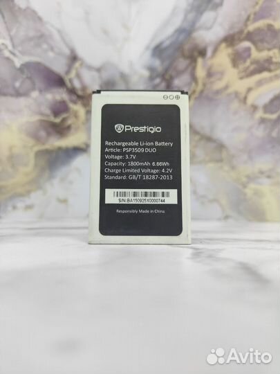 Батарея BAT акб Prestigio PSP3509 DUO 6.66Wh 3.7V