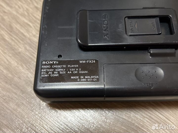 Кассетный плеер sony walkman WM-FX24