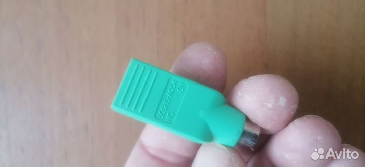 Переходник зеленый PS/2 на USB