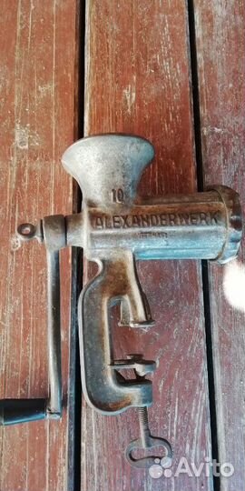 Немецкая мясорубка alexanderwerk № 10