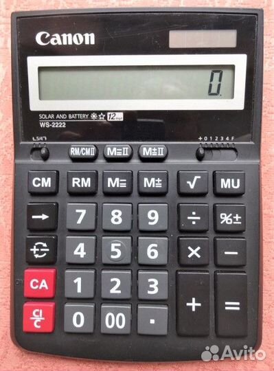 Калькулятор Canon WS-2222